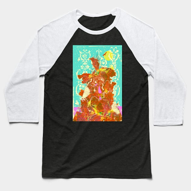 ESOTERICA FLORAL Baseball T-Shirt by Showdeer